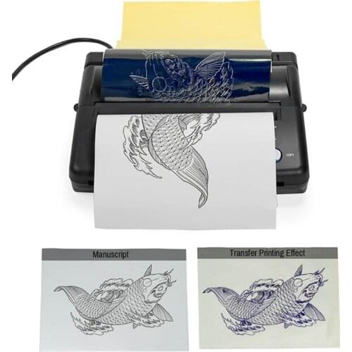 M76F Tattoo Transfer Machine Device Copier Printer Drawing Thermal Stencil Maker Tools For Tattoo Photos Transfer Paper Copy