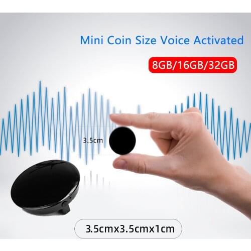 Mini Voice Recorder Audio Children Cartoon Recording Pen Coin Size HIFI MP3 Music Rapid Charging for Schoolbags Smart Dictaphone