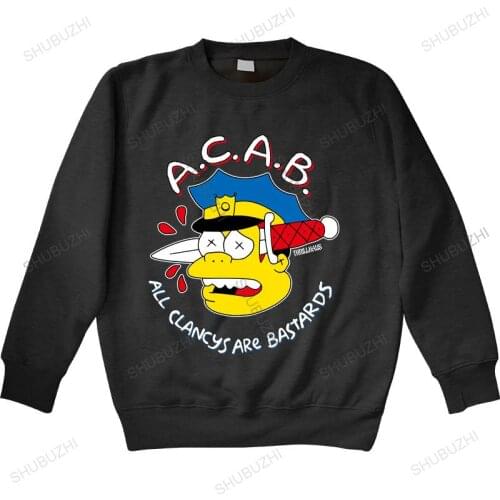 Men streetwear sweatshirt Men Casual hoodies Thrillhaus Acab Man Fashion bigger size mens shubuzhi hoodies long sleeve