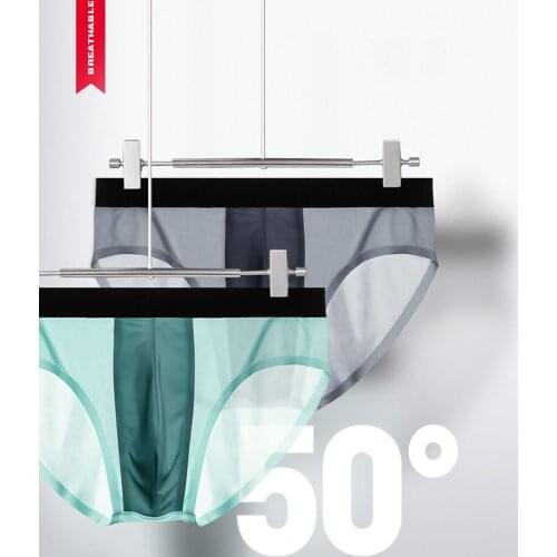 Mens Briefs Nylon Mid Waist Elastic Stereo Comfort Aussiebum Dropshipping Boxers Underwear Male Breathable Mens Pouch Bokserki