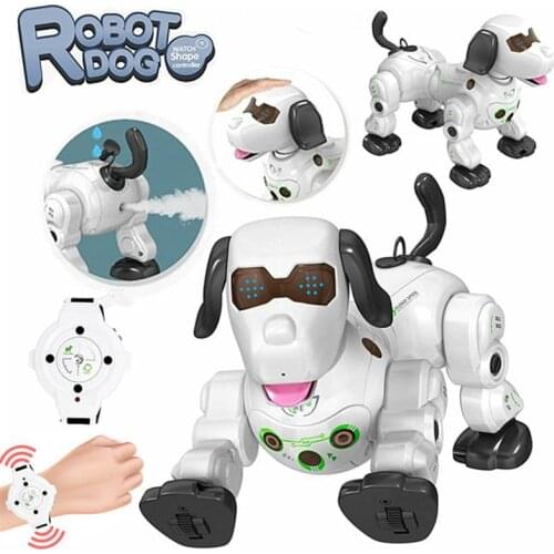 New Remote Control Smart Robot Dog 2.4G Wireless Kids Toy Intelligent Talking Robot Dog Electronic Pet Toy Gifts for Kids