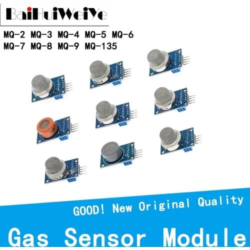 Detection Smoke methane liquefied Gas Sensor Module for Arduino Starter DIY Kit MQ-2 MQ-3 MQ-4 MQ-5 MQ-6 MQ-7 MQ-8 MQ-9 MQ-135