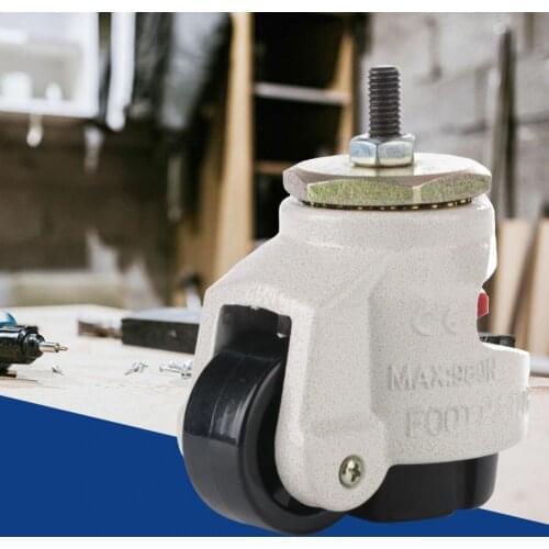 Rubber wheel 4pcs Heavy Duty Level Adjustment Caster Threaded Stem Industrial Roller Wheel caster wheels furniture