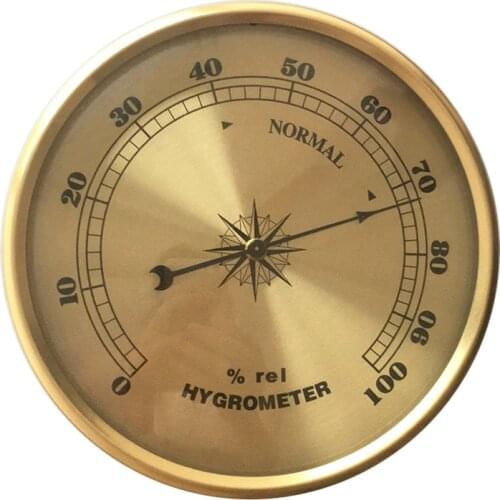 High precision household indoor 108mm Hygrometer cooper shell Humidity measurement