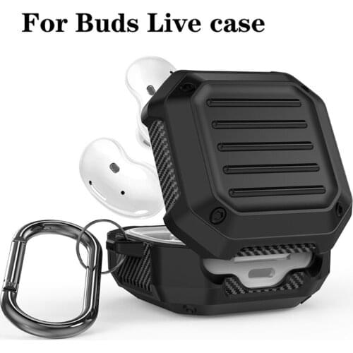 Earphone Protective Case TPU Carrying Cover Compatible with Ga-laxy Buds Live Pro Headphone Sweatproof Dust-proof Holder