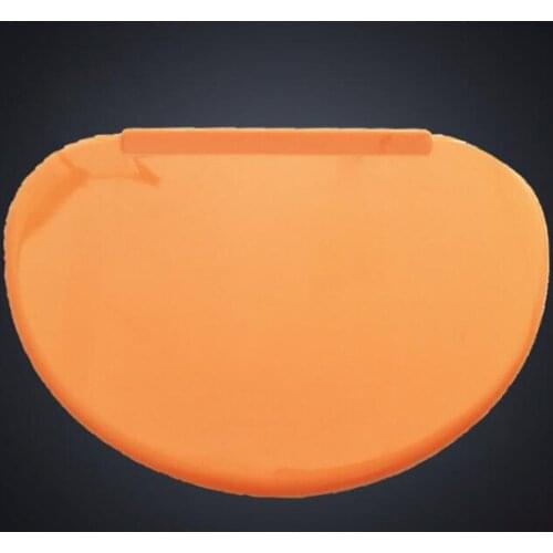1PC Orange Soft Flexible Plastic Dough Cream Scraper Cake Spatula Pastry Butter Cutter Baking Cake Pastry Tools for Bread Making