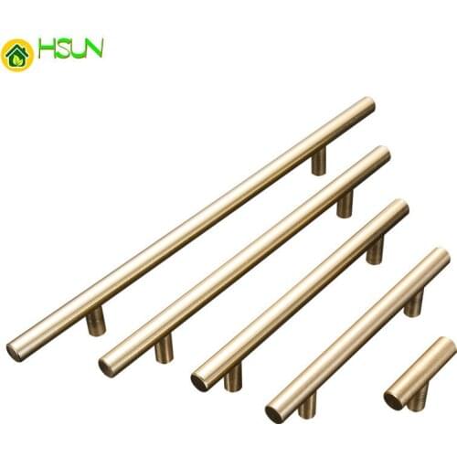 1 pc Aluminum T Shape Cabinet Pulls Gold Handle for Drawer Cupboard Furniture Handles Pull Knob Hardware