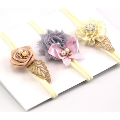 3pc/set baby girl headband cute bow crown flower baby girl headband girl headband hair accessories photography props