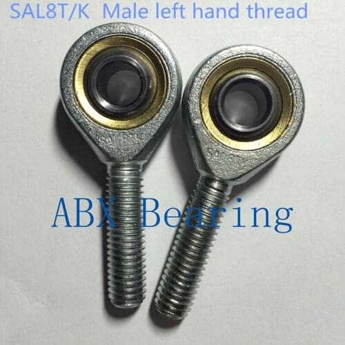 8mm SA8T/K POSA8 SAL8T/K POSAL8 rod end joint bearing metric male left hand thread M8X1.25mm SA8 SAL8