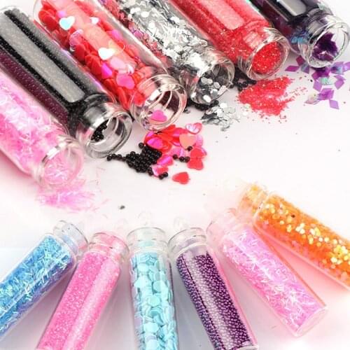 12 Bottles Nail Art Sequins Glitter Powder Tips Manicure Decoral Ultra-thin Shiny Nail Sequin For DIY Nails Design Decorations