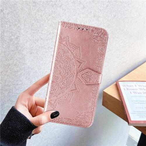 Wallet Case For OPPO F19 Cover Case For OPPO F19 Case Floral Filp Leather Shell Coque Capa Bumper For OPPO F19
