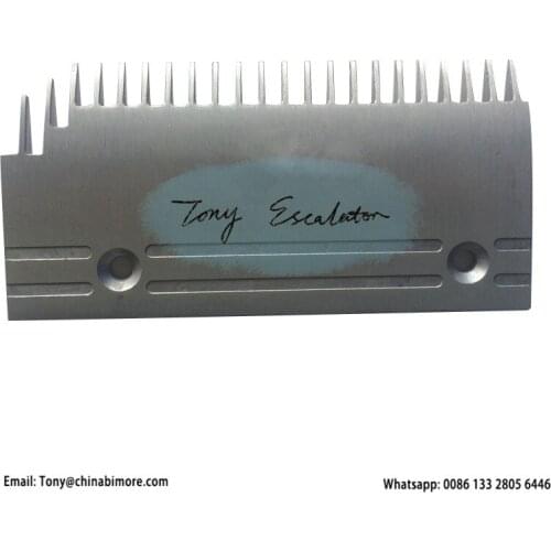Escalator FPB0102-001 Comb Aluminium L202.9MM W100MM Hole Space 135MM Left 22Teeth