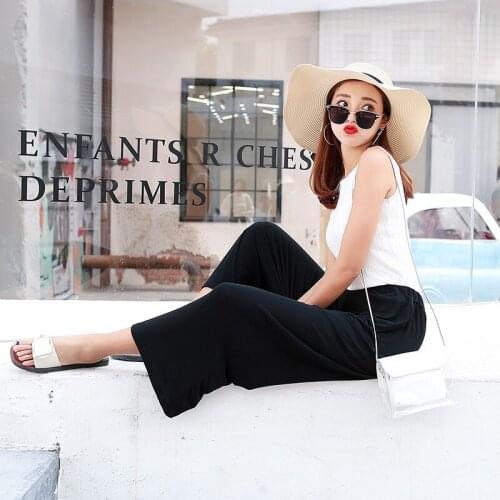 2021 Modal Stretch Yoga Casual Womens Casual Pants Dance Wide Leg Pants Loose Plus Size Show