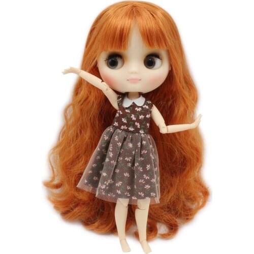 ICY Nude Factory Middie Blyth doll Series No.0145 Brown hair Frosted face Neo BJD