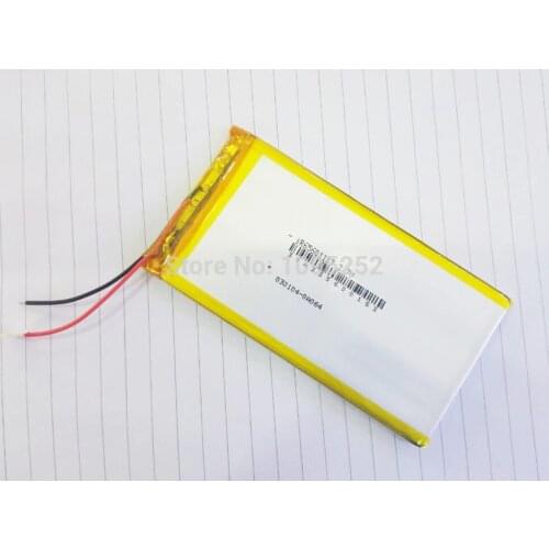 Liter energy battery 3.7V 5000 mAh Polymer rechareable Lithium Li Battery For Tablet PC Mobiles Backup Power 6560110