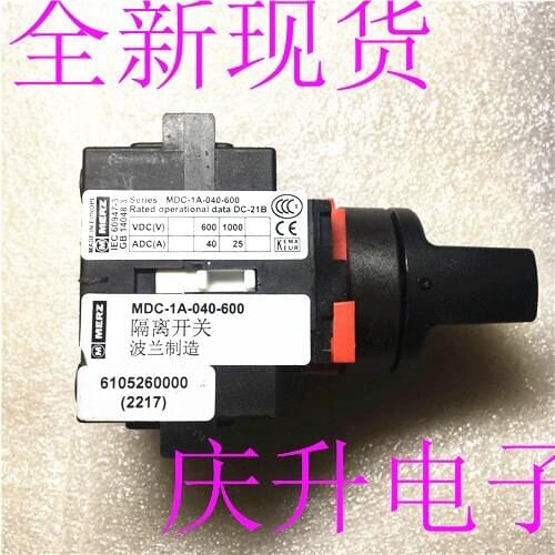 Original Poland solar inverter DC isolation rotary switch MDC1A-040-600 brand new