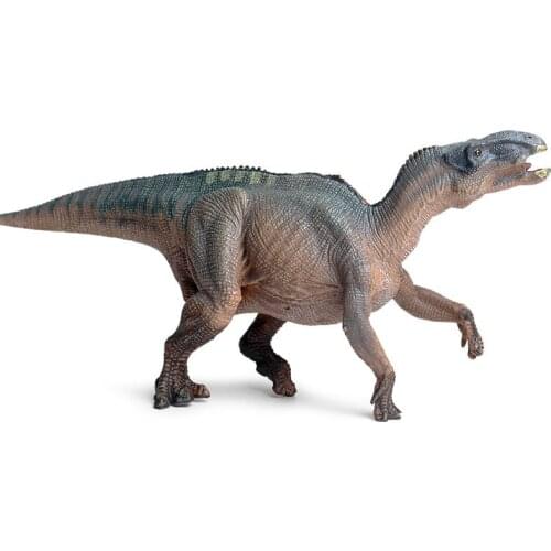 Iguanodon Hand-made Collection Model Simulation Carnivorous Dinosaur Animal Figure Toy Educational Plastic Decoration Gift