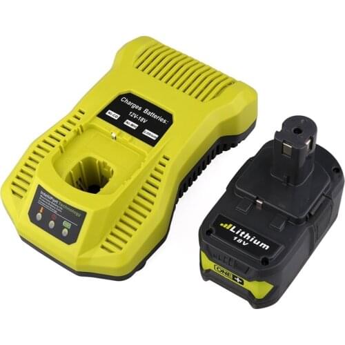 12V-18V Battery Charger P117 P118 For Ryobi Nicd Nimh Lithium Battery P100 P101 P102 P103 P105 P107 P108 P200 1400670 Power Tool