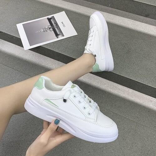 Thick Bottom 2021 Spring and Summer New Casual Thick Bottom Breathable Sneakers Womens Sneakers