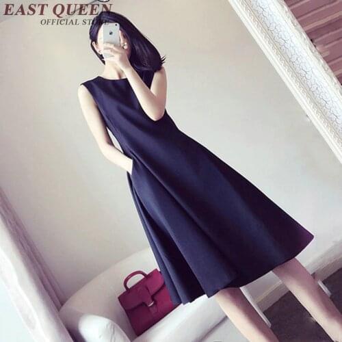 Women business casual clothing female long summer sundresses new casual summer sundresses for women dress with pockets KK748 Y