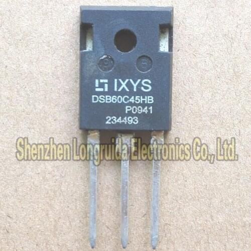 10PCS DSB60C45HB DSB60C45 TO-247 60A 450V SILICON SCHOTTKY RECTIFIER DIODE