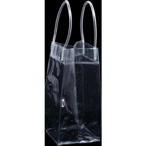 100pcs PVC Ice Bag Wine cooler chiller Gift bags Wine Tool lin3641