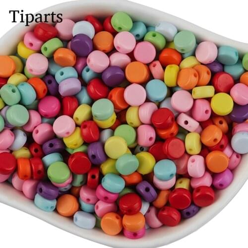100pcs/Mixed Letter Acrylic Beads Round Alphabet Flat Cube Cross Spacer Beads For Jewelry Making Handmade Diy Bracelet