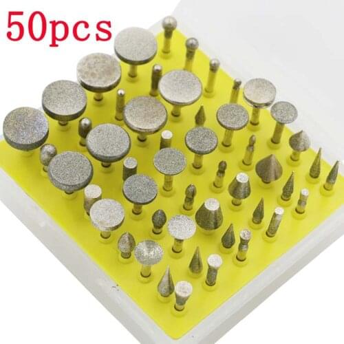 50pcs Mini Abrasive Disc Dremel Tools Accessories Wheels Cutting Disc Buffs Set Diamond Jewelry Gemstone Sanding Buffing Micro