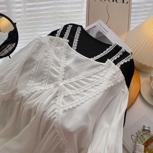 Cheap wholesale 2021 spring summer autumn new fashion casual ladies work women Blouse woman overshirt female OL BVy180