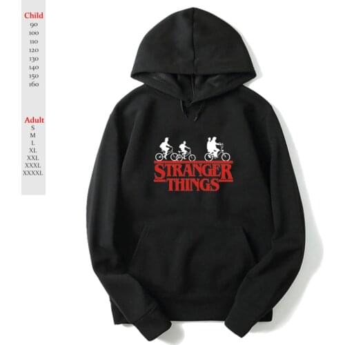 Kids Boys Girls Stranger Things Hoodies Men Women Unisex Pullover Hooded Fleece Warm Sportswear Tops for Children Surprise Gift