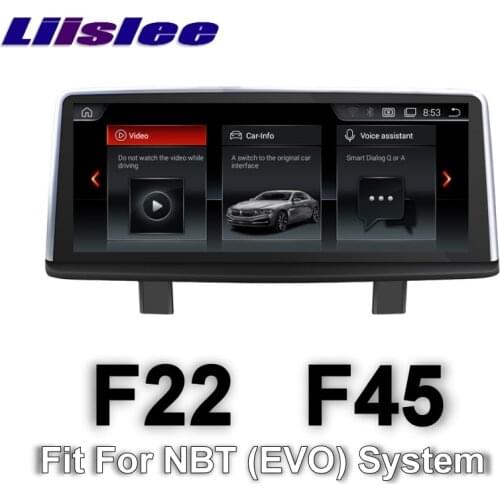 For BMW 2 F22 F45 MPV 2013~2016 LiisLee Car Multimedia For NBT GPS Audio Hi-Fi Radio Stereo Original Style Navigation NAVI