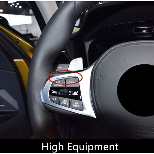 For BMW 5 Series G30 X3 G01 X4 G02 X5 G05 X6 G06 2020ABS carbon fiber style car steering wheel frame decorative cover sticker