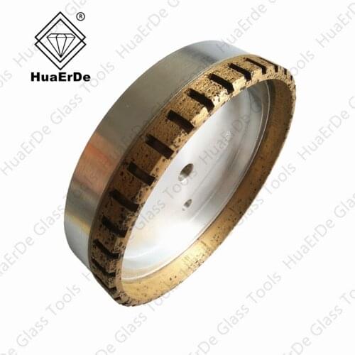 HuaErDe The outer tooth diamond grinding wheel bilateral machine glass stone grinding wheel high speed grinding edge wheel