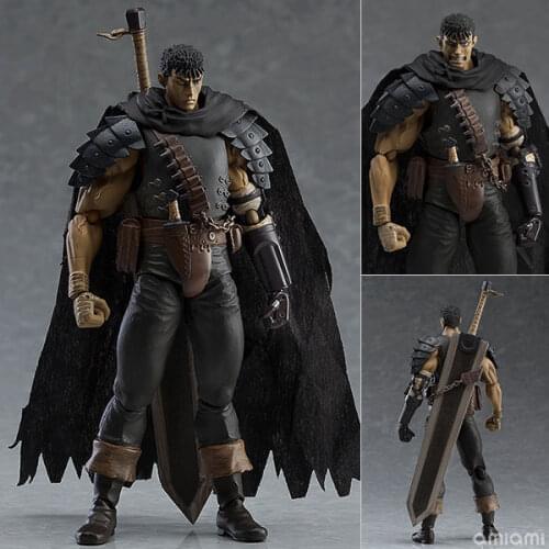 Game Figma 359 GUTS Black Swordsman Ver. Repaint Edition PVC Figures Model Toys