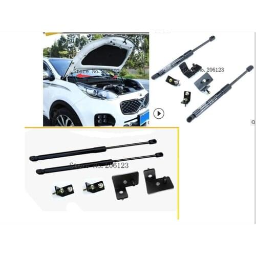For Kia Sportage 2016 2017 2018 2019 QL KX5 Car Front Hood Engine Cover Hydraulic Rod Strut Spring Shock Bars Bracket Styling