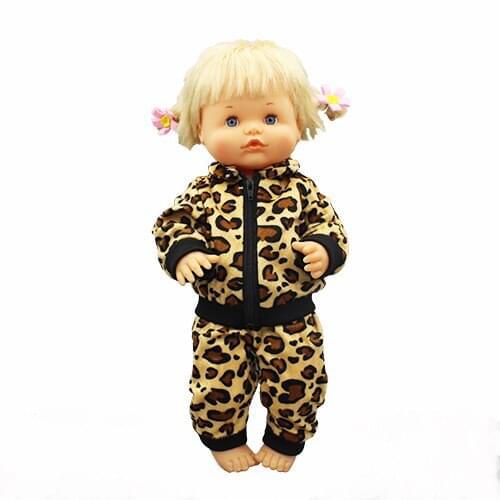 Leopard grain Clothes Fit 42 cm Nenuco Doll Nenuco y su Hermanita Doll Accessories