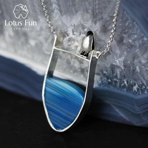 Silver Necklaces Lotus Fun China