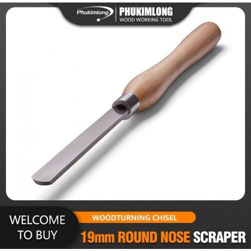M2 HSS 19MM ROUND NOSE SCRAPER Wood Working Tools Wood Turning Chisel