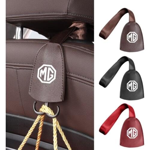 Metal Car Seat Back Hook Storage Groceries Bag Handbag For Morris Garages MG 6 3 5 7 TF ZR ZS HS GS GT Hector RX5 RX8 350 550
