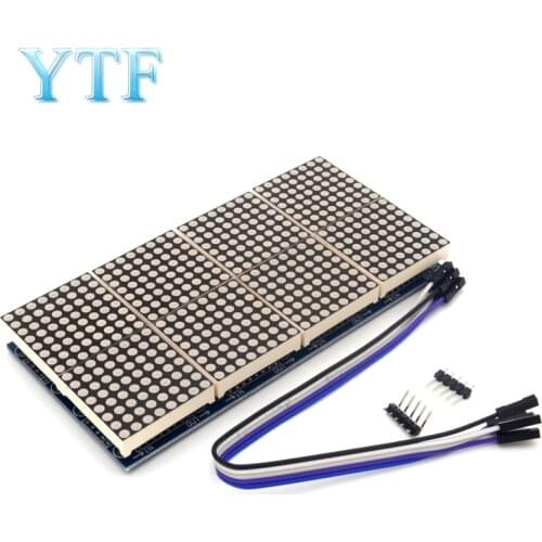 1pcs MAX7219 dot matrix module 8 dot matrix 2*4 display module MCU control driver module