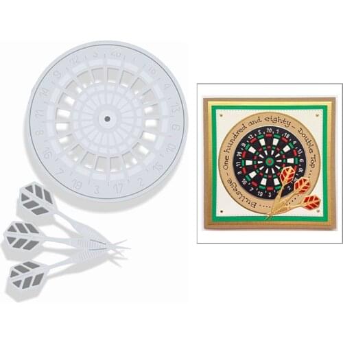 2020 New Darts and Target Metal Cutting Dies For Cut Paper Embossing Craft Making Greeting Card Album DIY Scrapbooking No Stamps