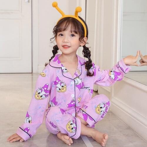 New Kid Pajamas Mickey Minnie Printing Children Pyjama Girl Sleepwear Toddler Fille Garcon Ensemble Pijama Menino Clothing Set