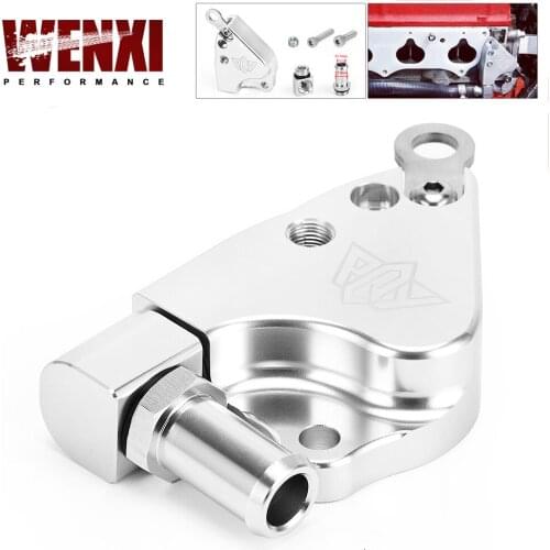 New high quality PQY Intake Manifold Adapter For Civic K20 Manifolds On K24 Coolant Adapter WX-IMK06S-QY