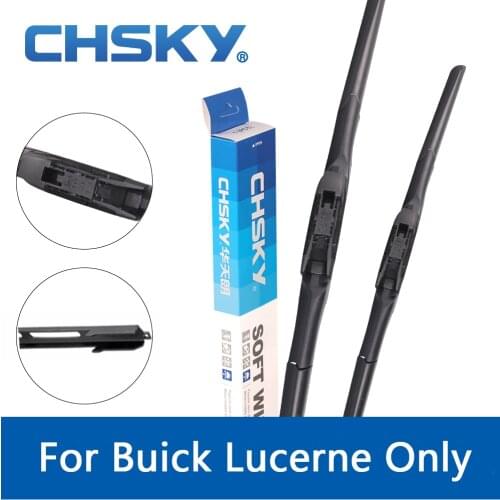 CHSKY Front Car Windshield Wiper Blade for Buick Lucerne 2006 2007 2008 2009 2010 2011 Pinch Tab Arms 24"&21" Windscreen Wipers