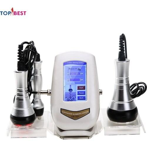 Professional Body Slimming Beauty Apparatus 40K Cavitation Ultrasonic Weight Loss Instrument Fat Removal Shaping Facial Massager