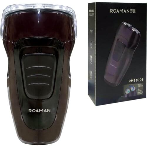 Roman Max-T Electric Razor Electric Shaver Rechargeable Shaving Machine for Men Beard Razor Floating with double cutter head
