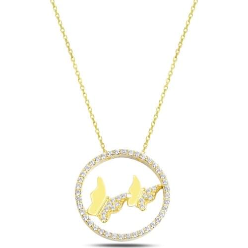 Silver Butterfly Necklace