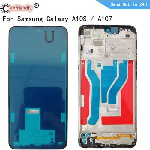 Middle Frame For Samsung Galaxy A10S A107 SM-A107F/DS SM-A107M Housing Cover Bezel Plate Faceplate