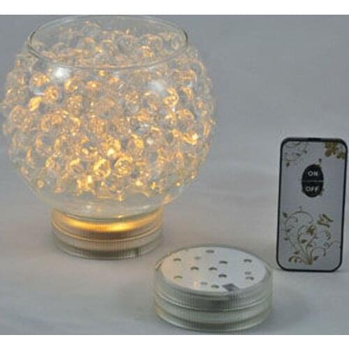 Wedding Invitations Sale Decoration 8pcs Remote Control Submersible Led Light for Wedding/holidays/christmas/valentine Supplies