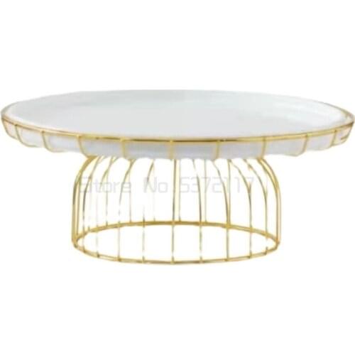 Three-tier Dessert Cake Tray Ceramic Dinner Plate Household Bread Dish Tableware Breakfast Platter Restaurant Hotel Dishes